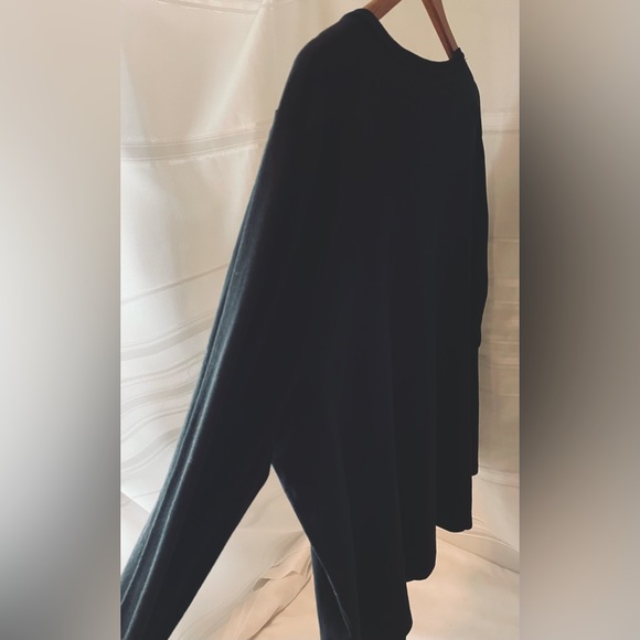 NWT Size 22/24 Lane Bryant Black LS Cotton Blend Casual Top - Picture 6 of 6